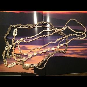 Bundle of Four Beautiful Seashell Necklaces